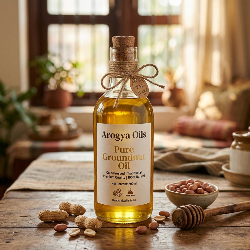 Traditional Wood Pressed Oil Extraction