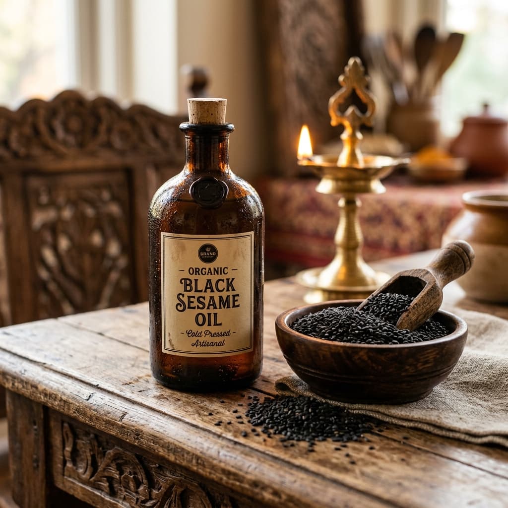 Arogya Oils Pure Nuvvulu Sesame Oil with traditional seeds